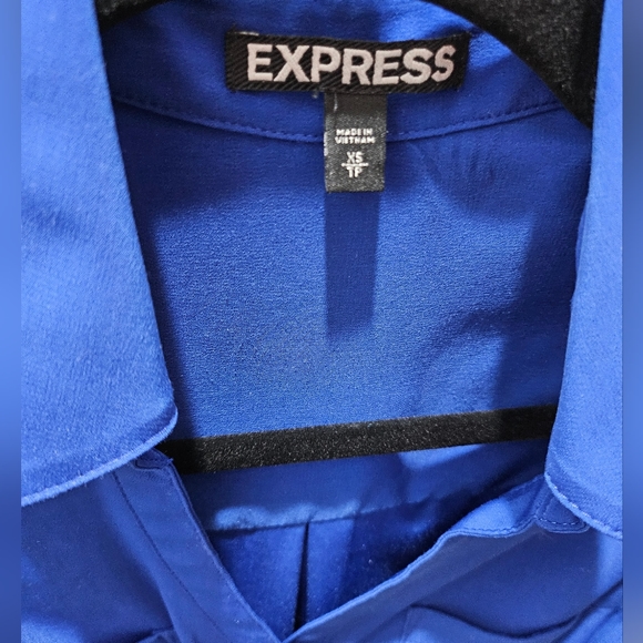 Express Portofino Dress Indigo Blue Size Small - Picture 3 of 3